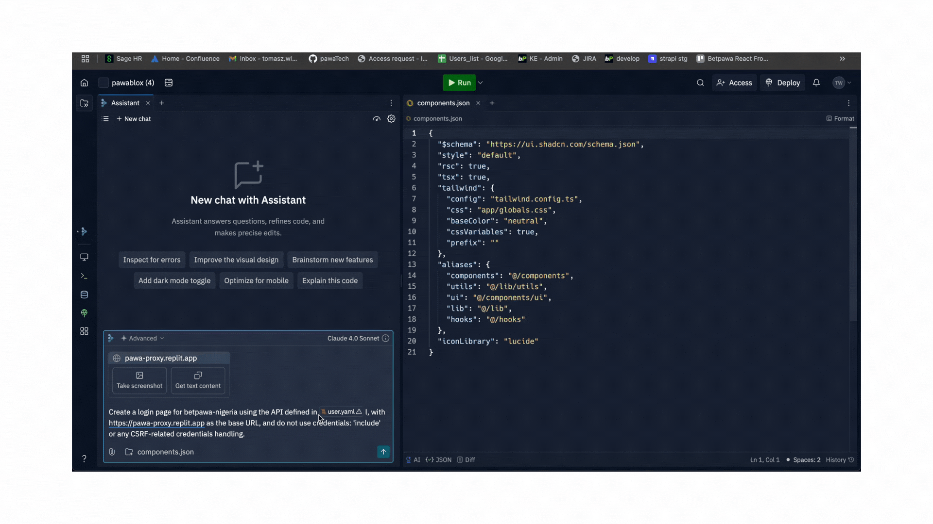 Demo showing how to use @v0/system-prompt.txt with Replit Assistant